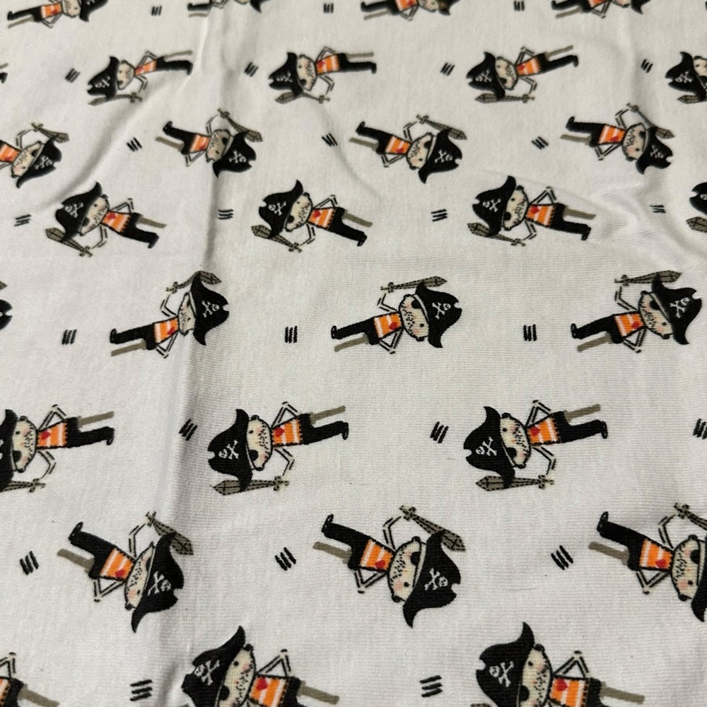 Rosie Pope Baby Blanket Pirates Jersey Knit Receiving Lovey